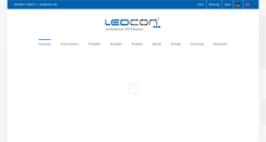 Desktop Screenshot of ledcon.de
