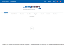 Tablet Screenshot of ledcon.de